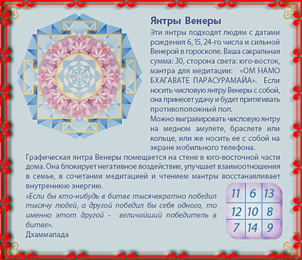 Шри Шукра Янтра