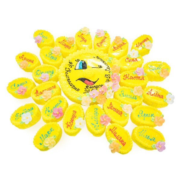 Вафельная картинка солнышко