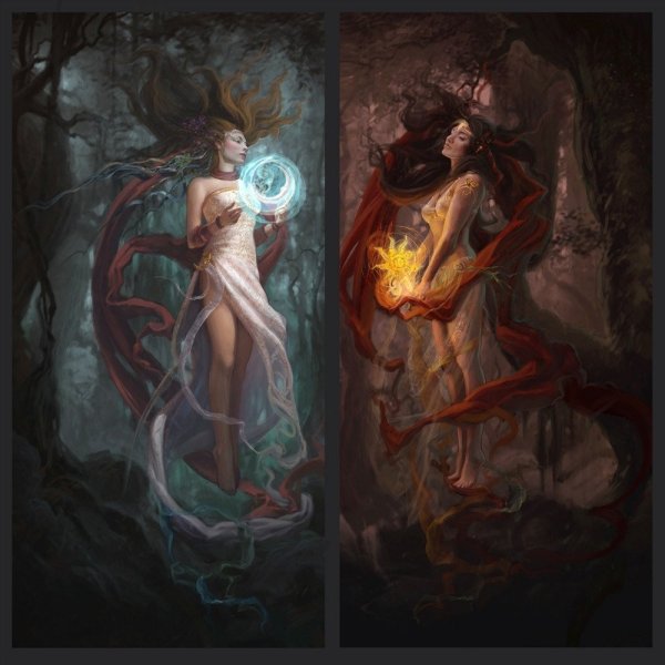 Богиня солнца и Луны сестра