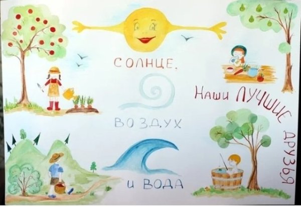 Рисунок на тему чистота залог здоровья