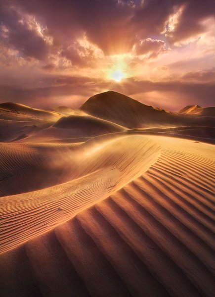 Рассвет в пустыне