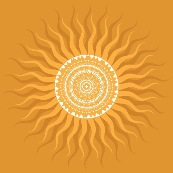 Индийский символ солнца