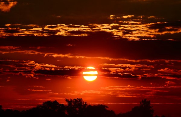 Оранжевый закат