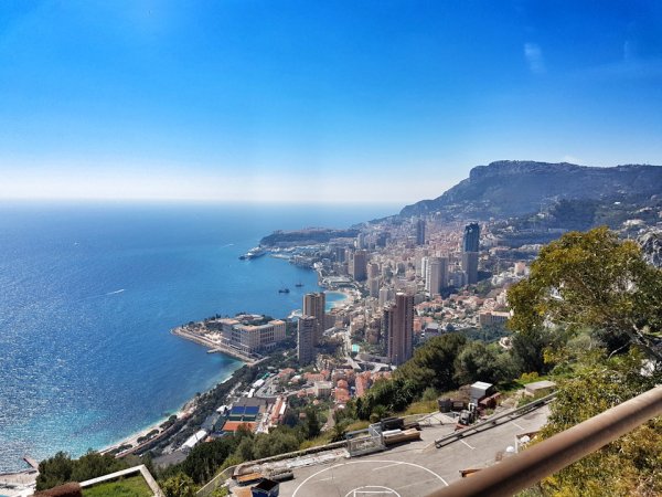 Лазурный берег Монако закат