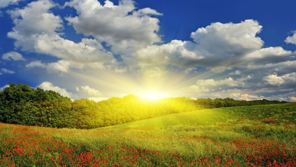 Природа солнце