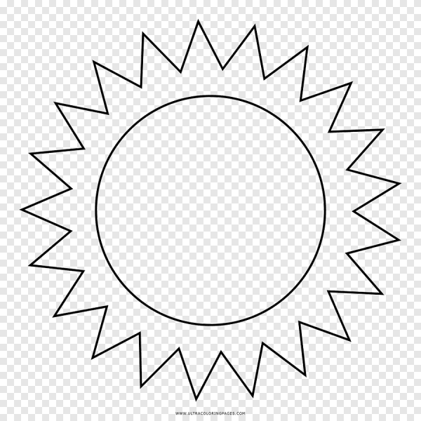 Солнце трафарет