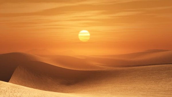 Красные дюны в Марокко