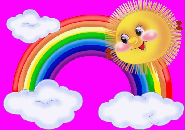 Тучка с радугой