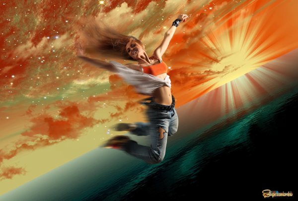 Радуга и солнце