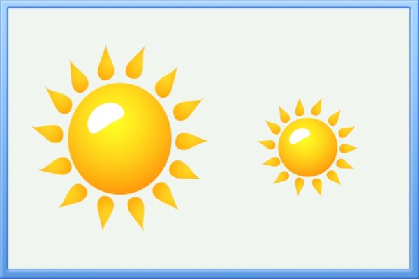 Sun карточка на английском