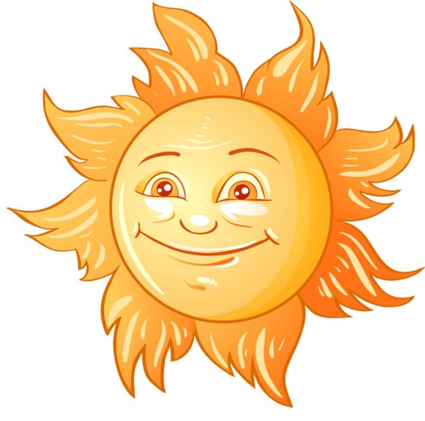 Символическое изображение солнца