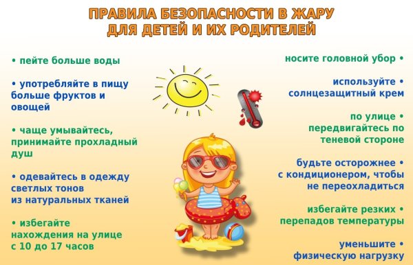 Безопасность детей летом