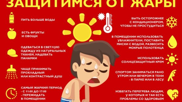Профилактика солнечного и теплового удара