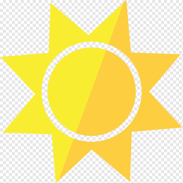 Трафарет солнца для вырезания