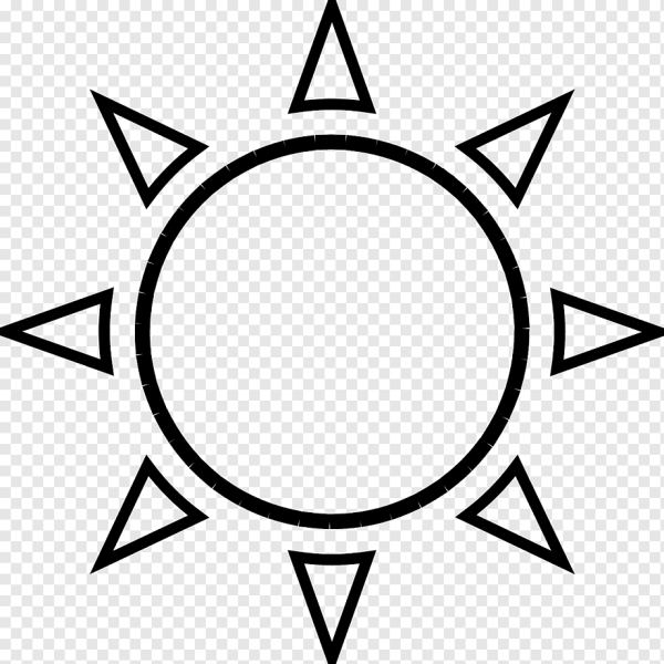 Аппликации солнце