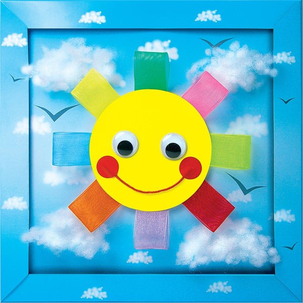 Макет солнца с лучами