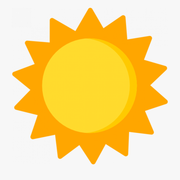 Солнце раскраска для детей