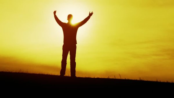 Мужик на солнце