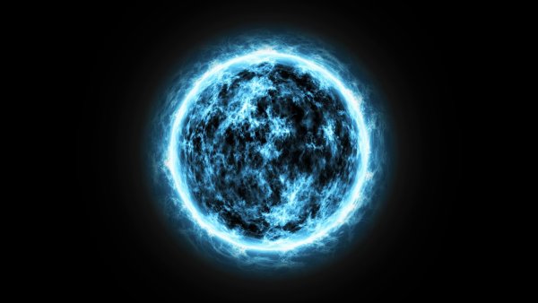 Синее солнце рисунок