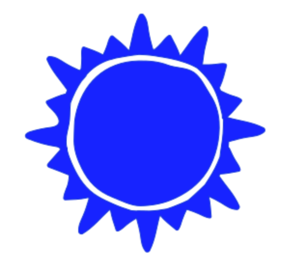 Синее солнышко