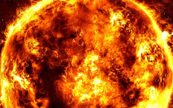 Солнце Огненный шар