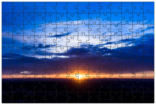 Солнце на голубом небе