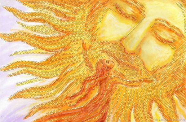 Горящее солнце