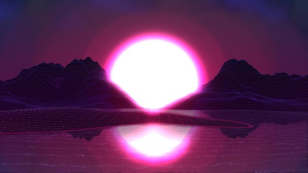 Ретровейв неон