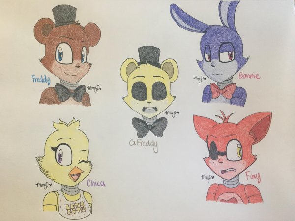 Рисунки ФНАФ 9