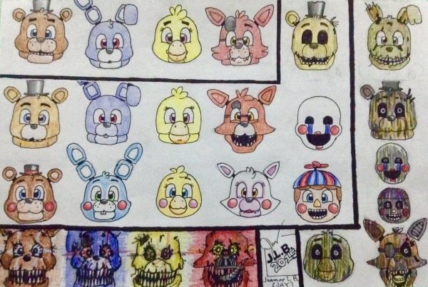 Рисунки ФНАФ