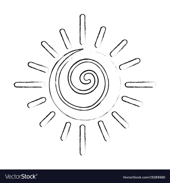 Солнце схематично