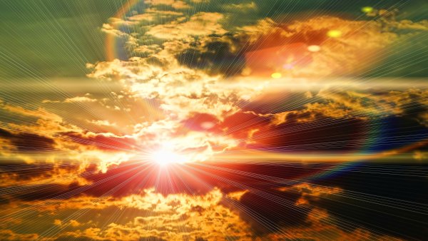 Солнце сияет