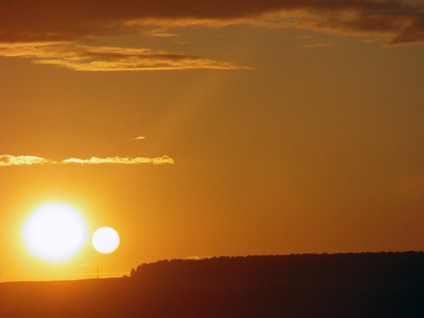 2 Солнца на небе