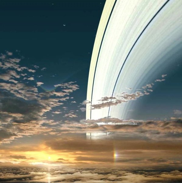 Закат в поле