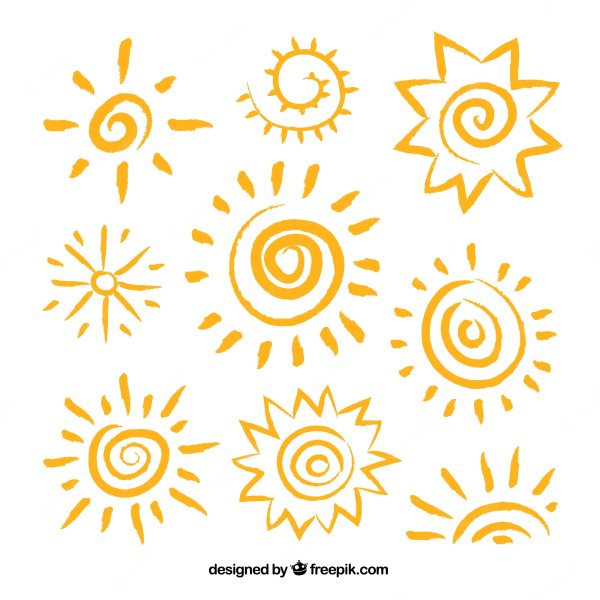 Орнамент в виде солнца