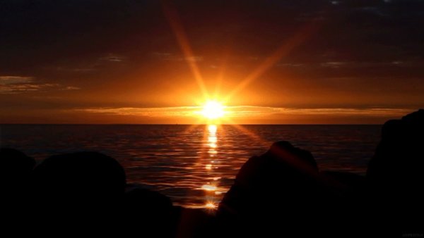 Вечернее солнце