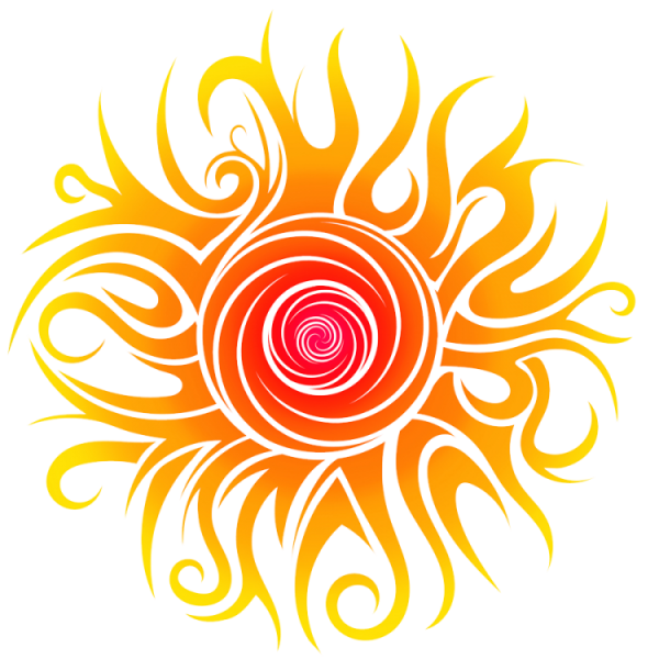 Графическое изображение солнца