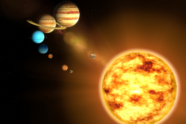 Солнце и планеты солнечной системы
