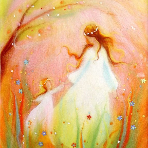 Вальдорф живопись ангелов