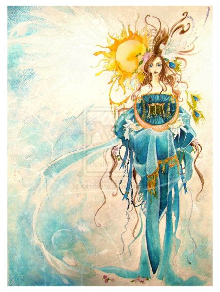 Солнце и Луна арт