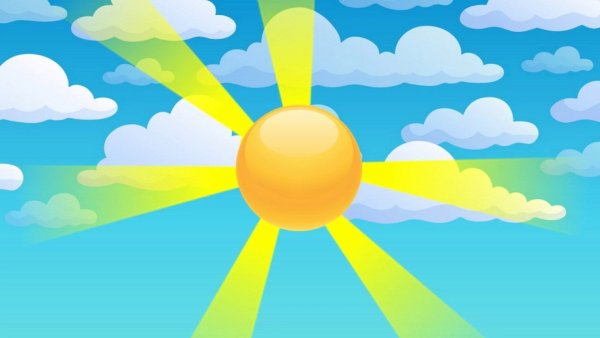 Лучи солнца