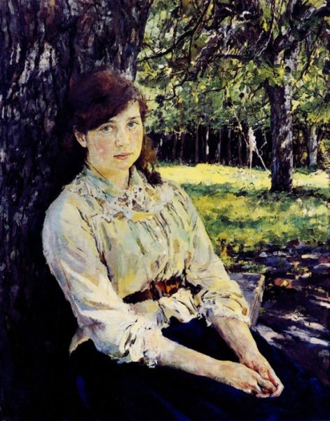 Валентин Серов девушка освещенная солнцем 1888 г