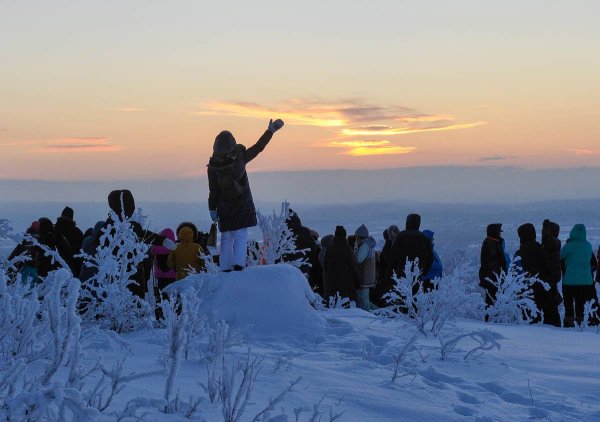 Фотосессия на рассвете в городе