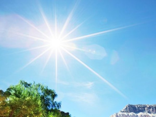 Солнце настоящее