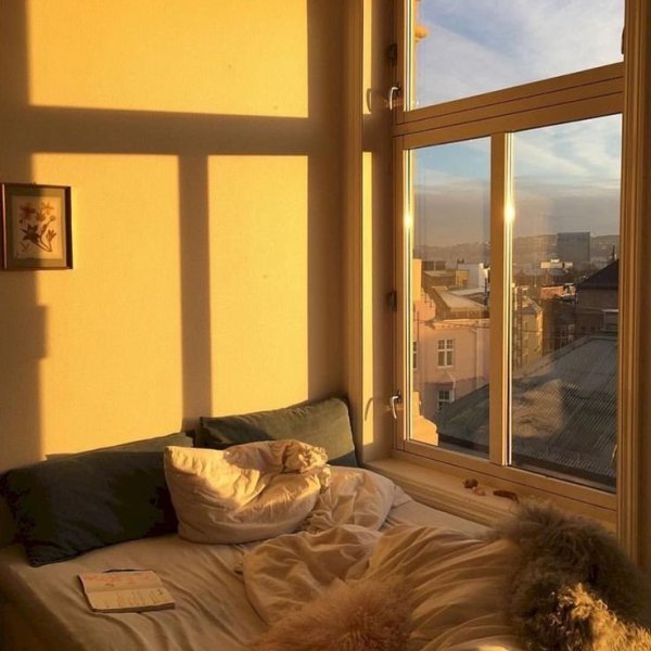 Эстетика комнаты ночью