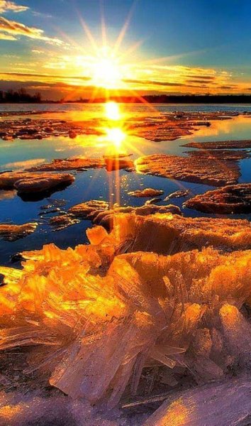 Солнце пейзаж