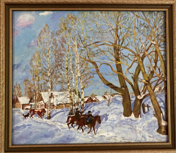 Константин Фёдорович Юон мартовское солнце