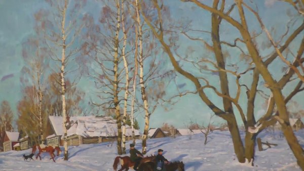 Утреннее солнце весной