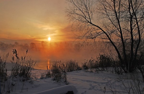 Пейзаж ранняя зима