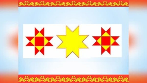 Чувашский орнамент солнце